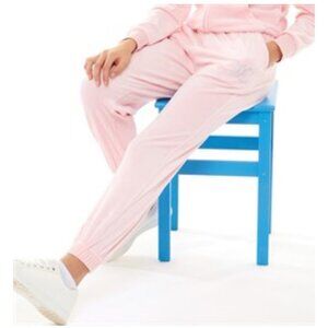 Juicy Couture Pink Velour Pull-On‎ Joggers Sweatpants Women's Sz XL Pants